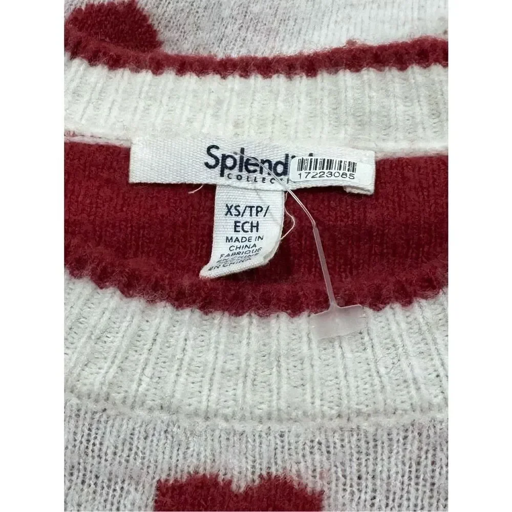 Splendid Lolly Heart Sweater Women’s XS